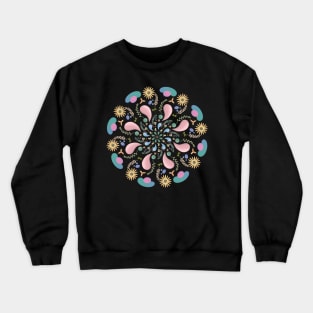 Femme Abstract Design Crewneck Sweatshirt